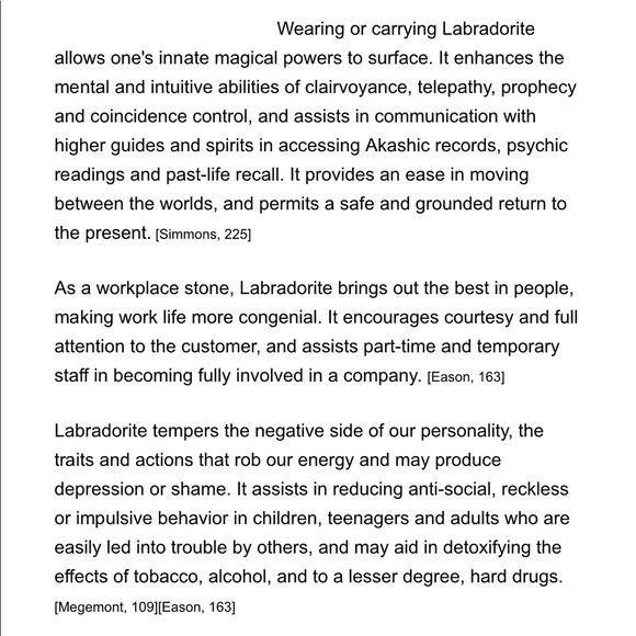 🌟925 SILVER & LABRADORITE RING - Picture 7 of 7